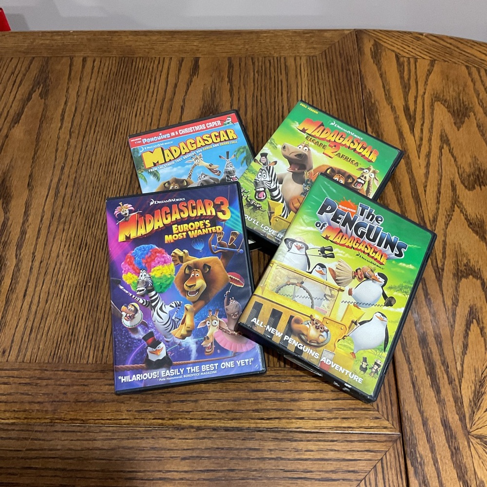 Madagascar 4 DVD Collection